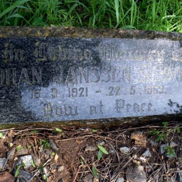 SCHMIDT Johan Janssen 1921-1969