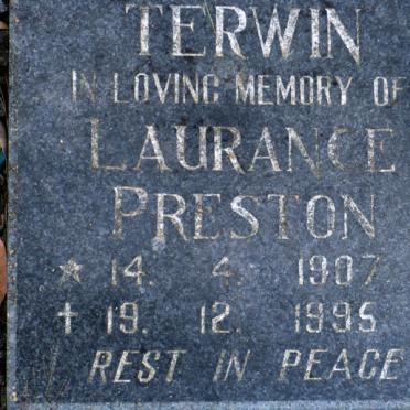 TERWIN Laurance Preston 1907-1995
