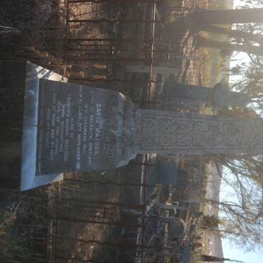 WATSON David 1817-1903 &amp; Frances Maria BERRINGTON -1925