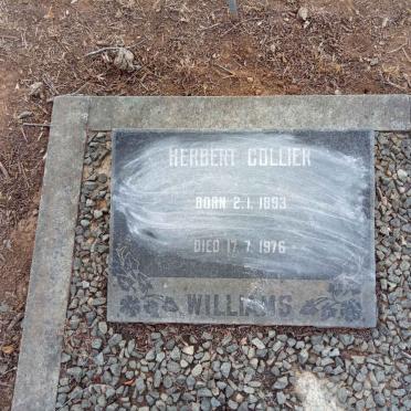 WILLIAMS Herbert Collier 1893-1976