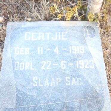 ? Gertjie 1919-1923