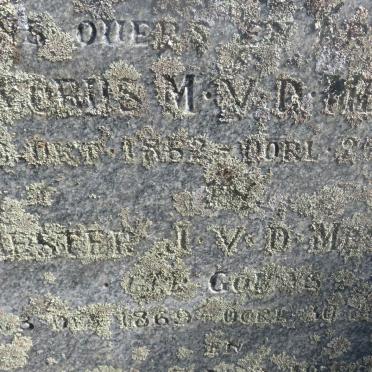 MESCHT Jacobus M., v.d. 1862-1944 &amp; Hester J. GOUWS 1869-1953 :: V.D. MESCHT Pieter C. 1913-1935