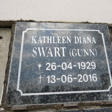 SWART Kathleen Diana nee GUNN 1929-2016