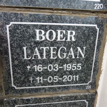 LATEGAN Boer 1955-2011