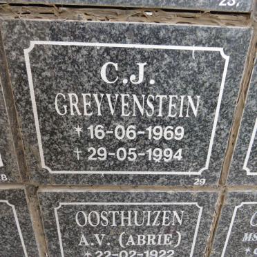 GREYVENSTEIN C.J. 1969-1994