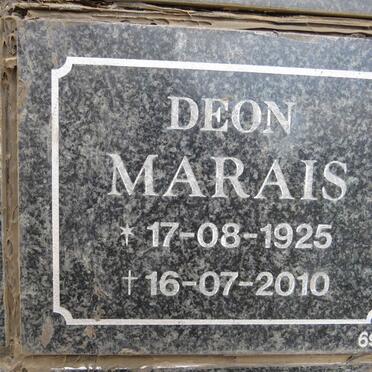 MARAIS Deon 1925-2010