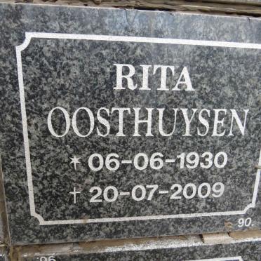 OOSTHUYSEN Rita 1930-2009