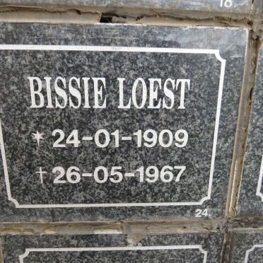LOEST Bissie 1909-1967