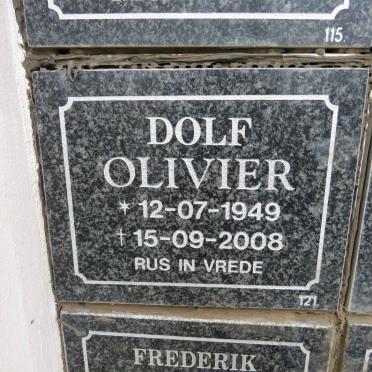 OLIVIER Dolf 1949-2008