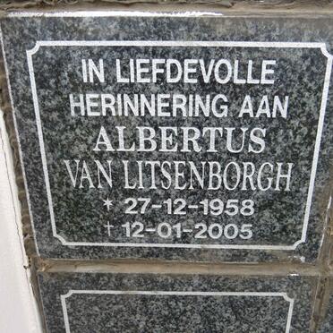 LITSENBORGH Albertus, van 1958-2005