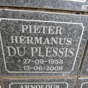 PLESSIS Pieter Hermanus, du 1958-2008