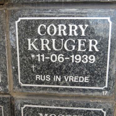 KRUGER Corry 1939-