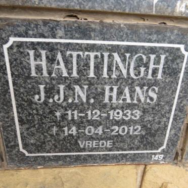 HATTINGH J.J.N. 1933-2012