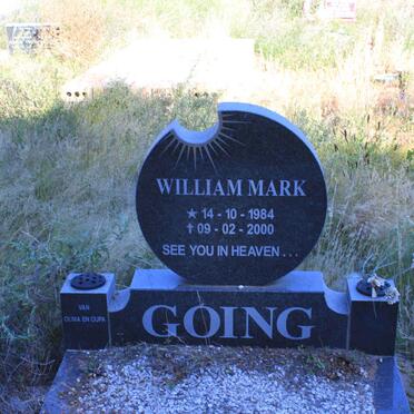 GOING William Mark 1984-2000