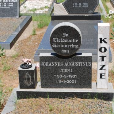 KOTZE Johannes Augustinus 1931-2001