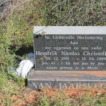 JAARSVELD Hendrik Nicolas Christoffel, van 1951-1999