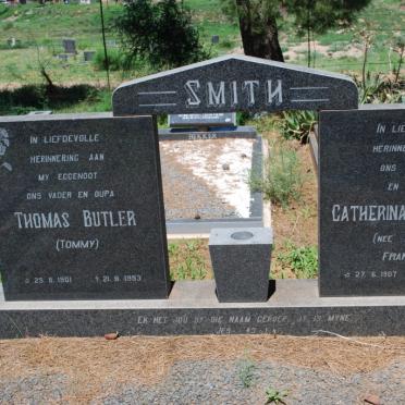 SMITH Thomas Butler 1901-1983 &amp; Catherina Francina nee NAUDE 1907-1992