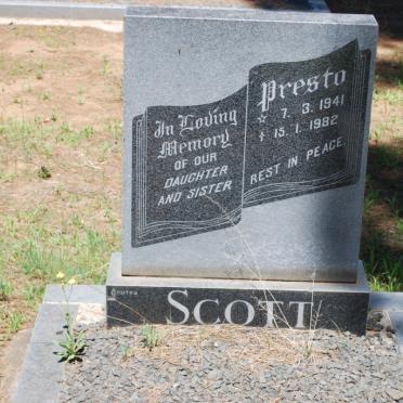 SCOTT Presto 1941-1982