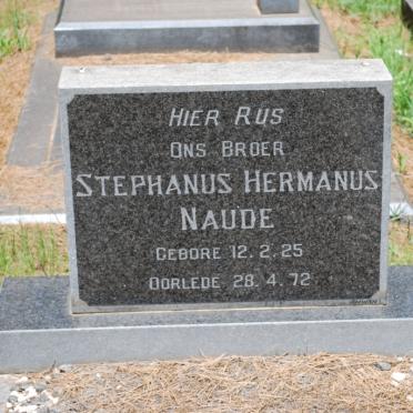NAUDE Stephanus Hermanus 1925-1972