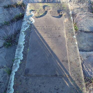 WET Pieter Jacobus, de 1790-1843 &amp; Hester Jacoba THERON 1800-1873