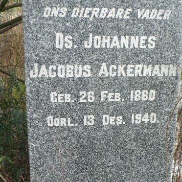 ACKERMANN Johannes Jacobus 1860-1940