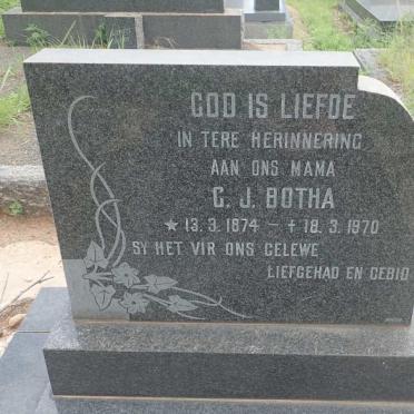 BOTHA C.J. 1874-1970
