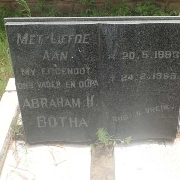BOTHA Abraham H. 1883-1968