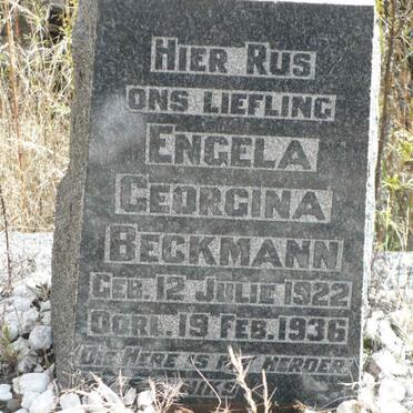 BECKMANN Engela Georgina 1922-1936