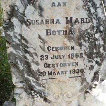 BOTHA Susanna Maria 1862-1930