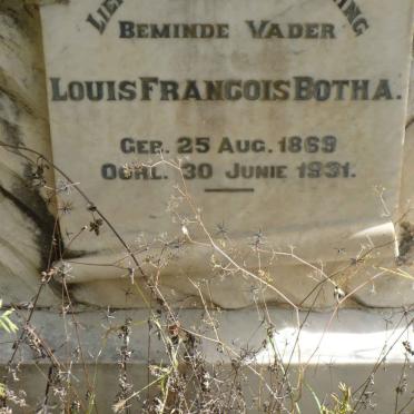 BOTHA Louis Francois 1869-1931