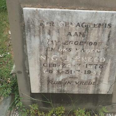 BREED N.G.J. 1878-1937