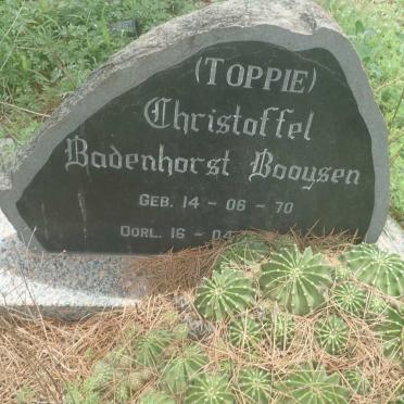 BOOYSEN Christoffel Badenhorst 1970-?
