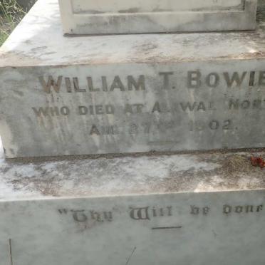 BOWIE William T. -1902
