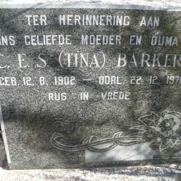 BARKER C.E.S. 1902-1978