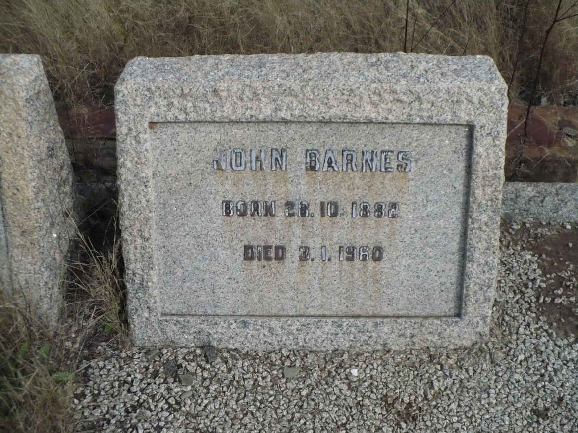 BARNES John 1882-1960