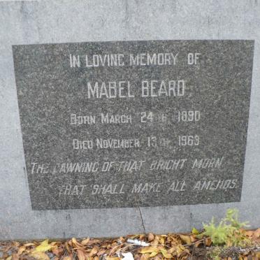 BEARD Mabel 1890-1963