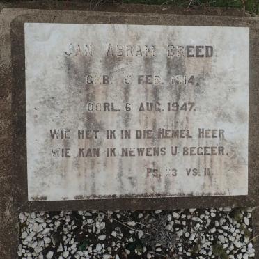 BREED Jan Abram 1914-1947