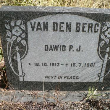 BERG Dawid P.J., van den 1913-1961