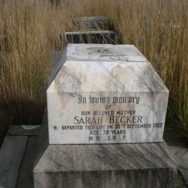 BECKER Sarah -1963