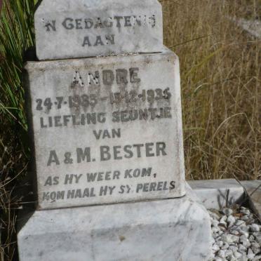 BESTER Andre 1933-1935