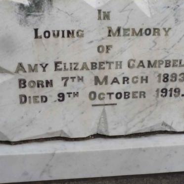 CAMPBELL Amy Elizabeth 1893-1919