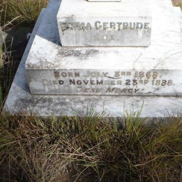 COX Emma Gertrude 1858-1888