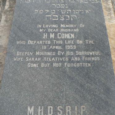 COHEN H.M. -1959