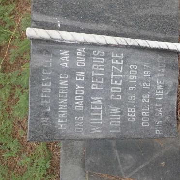 COETZEE Willem Petrus Louw 1903-1971