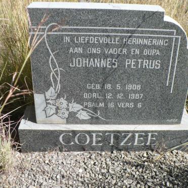 COETZEE Johannes Petrus 1908-1987