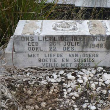 CLOETE Hesterje 1948-1948