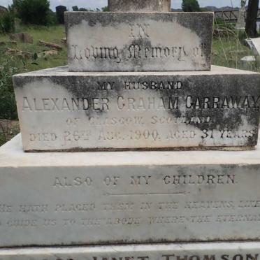CARRAWAY Alexander Graham -1900 &amp; Janet THOMSON -1937 :: CARRAWAY Peggy -1899