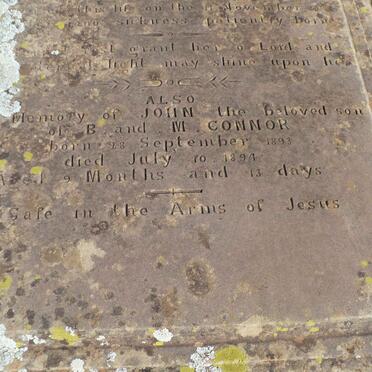 CONNOR John 1893-1894