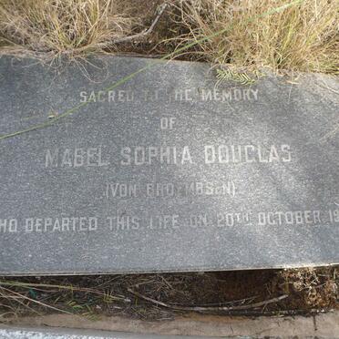 DOUGLAS Mabel Sophia nee VON BROEMBSEN -1961