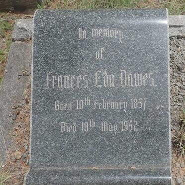 DAWES Frances Eda 1857-1952